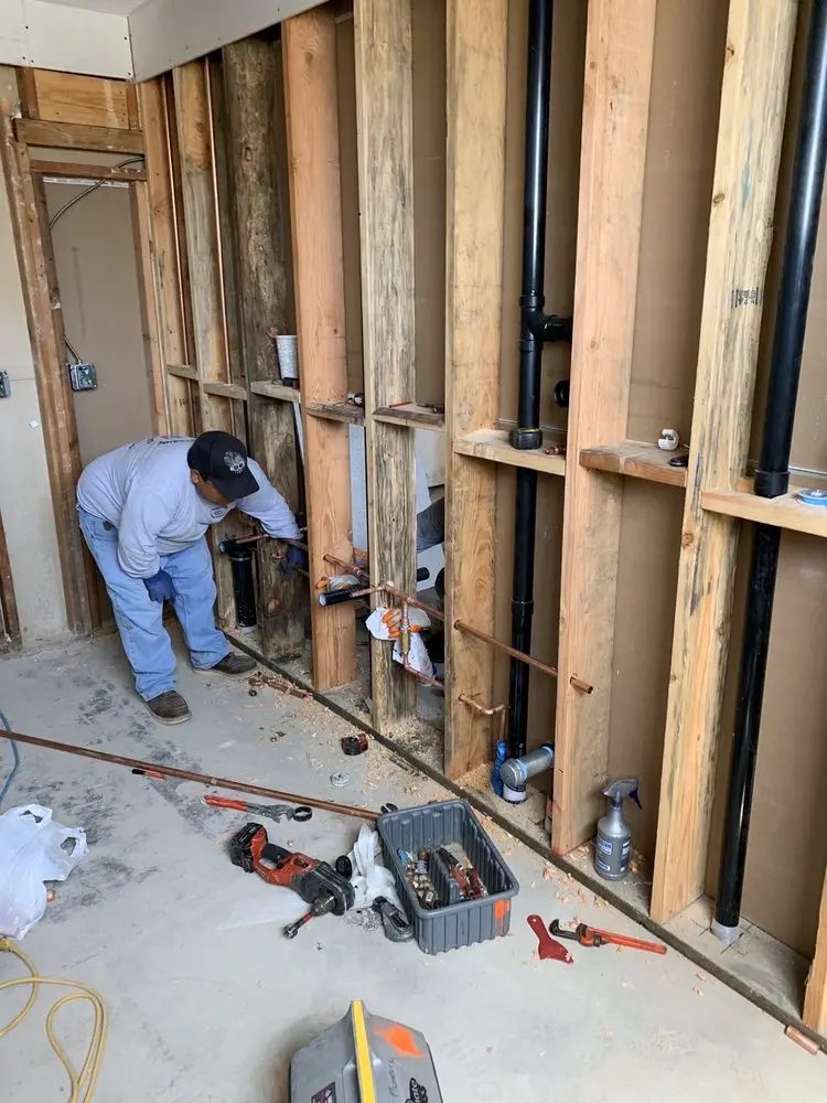 Commercial rough-in plumbing for Commercial Plumbing in Sandy Woods
